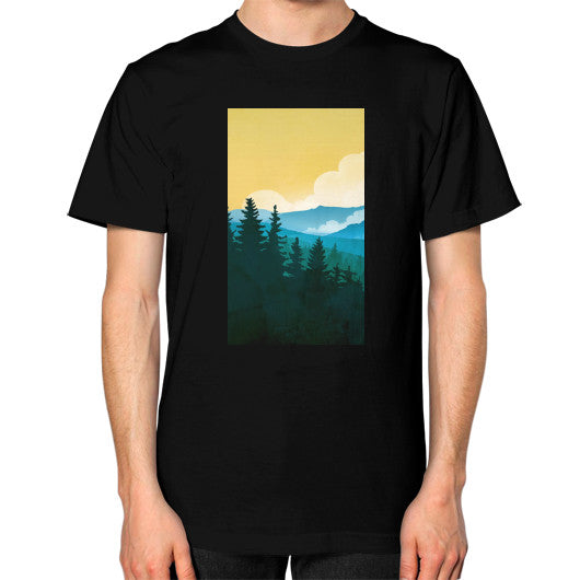Unisex T-Shirt (on man) Black - printify001