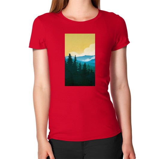 Women's T-Shirt Red - printify001