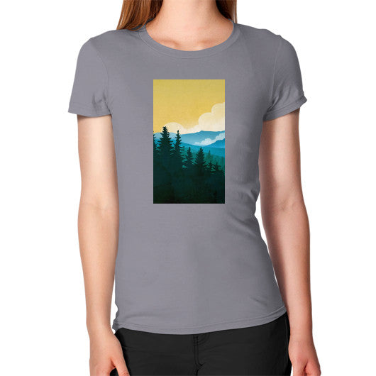 Women's T-Shirt Slate - printify001